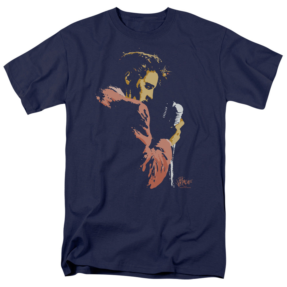 Elvis Presley Early Elvis Mens T Shirt Navy Blue Officially Licensed