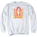 Elvis Presley His Latest Flame Mens Crewneck Sweatshirt White
