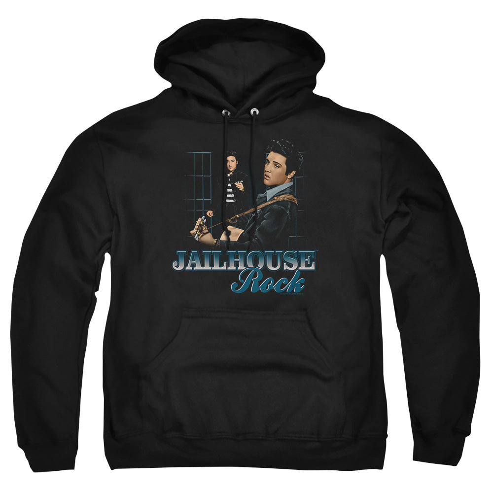 Elvis Presley Jailhouse Rock Mens Hoodie Black Officially Licensed