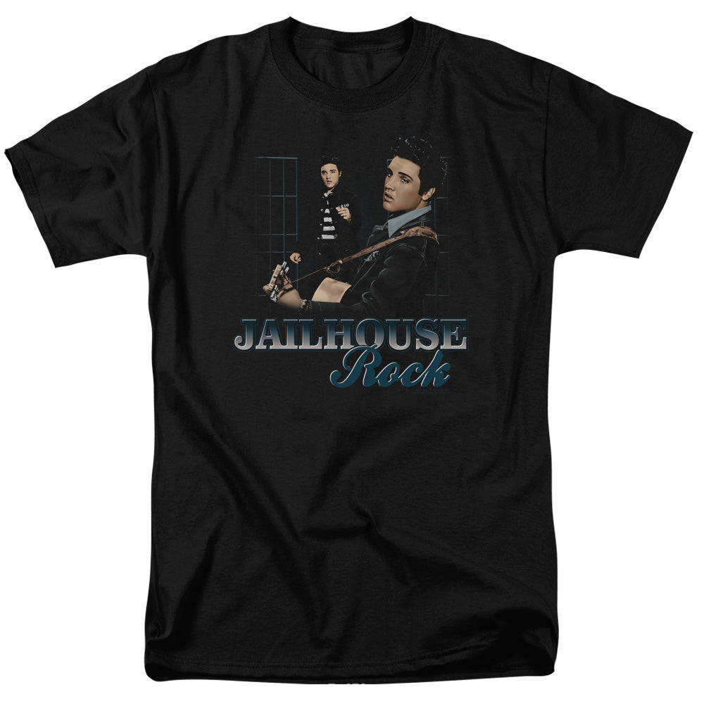 Elvis Presley Jailhouse Rock Mens T Shirt Black Officially Licensed