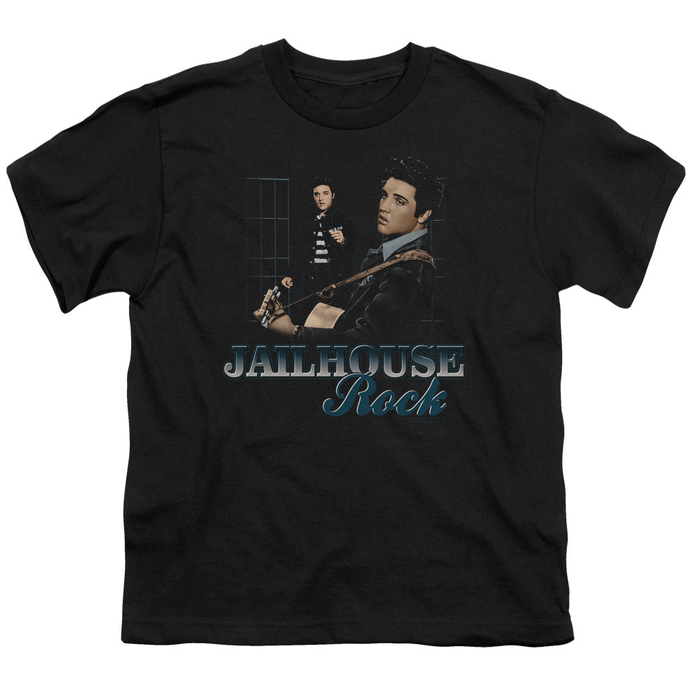 Elvis Presley Jailhouse Rock Kids Youth T Shirt Black Officially Licensed