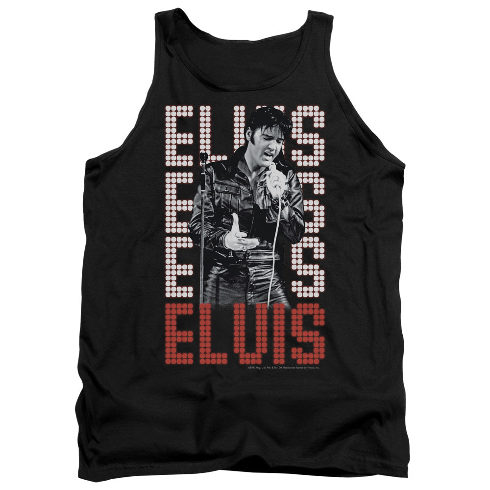 Elvis Presley 1968 Mens Tank Top Shirt Black Officially Licensed
