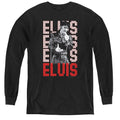 Elvis Presley 1968 Long Sleeve Kids Youth T Shirt Black Officially Licensed