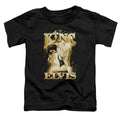 Elvis Presley the King Toddler Kids Youth T Shirt Black Officially Licensed