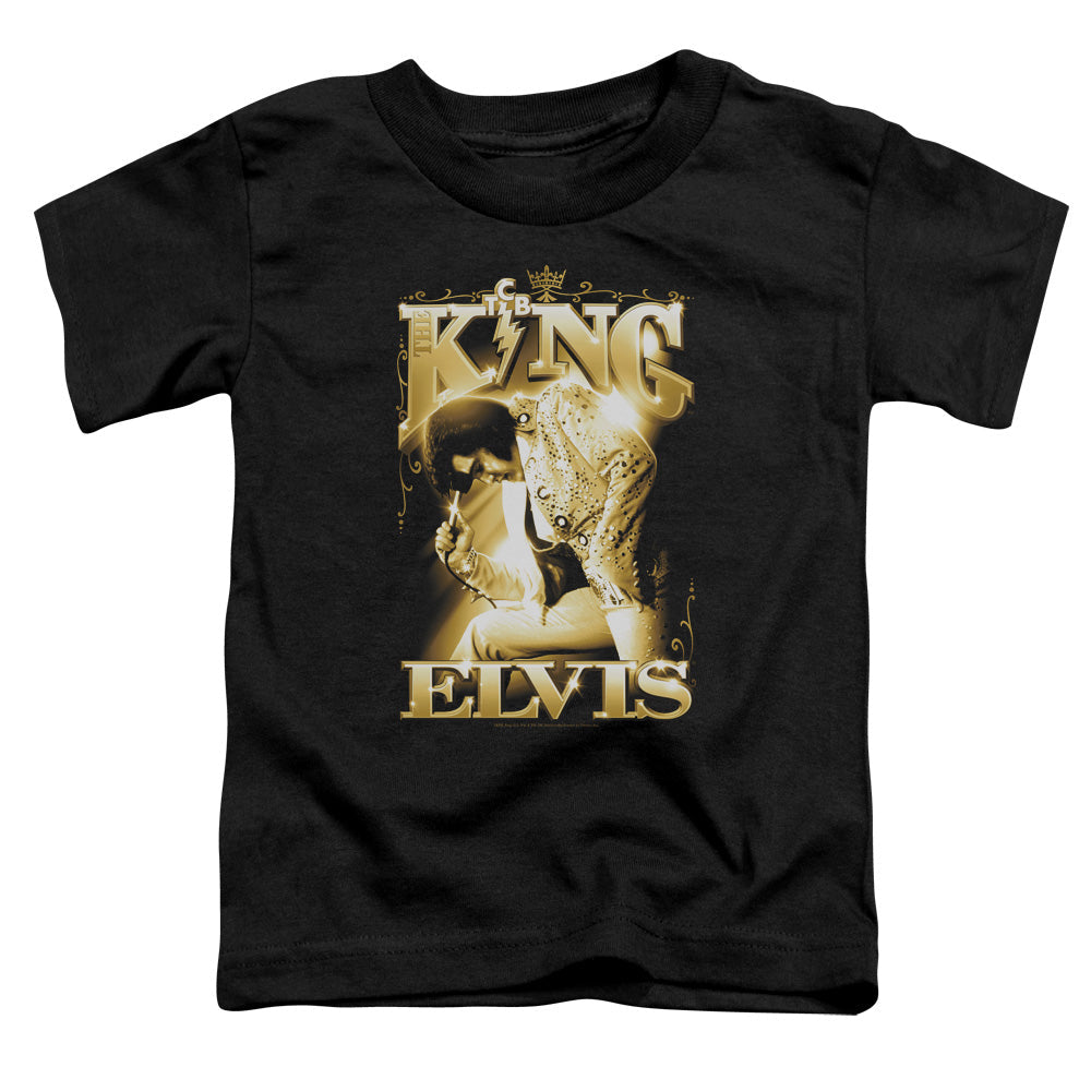 Elvis Presley the King Toddler Kids Youth T Shirt Black Officially Licensed