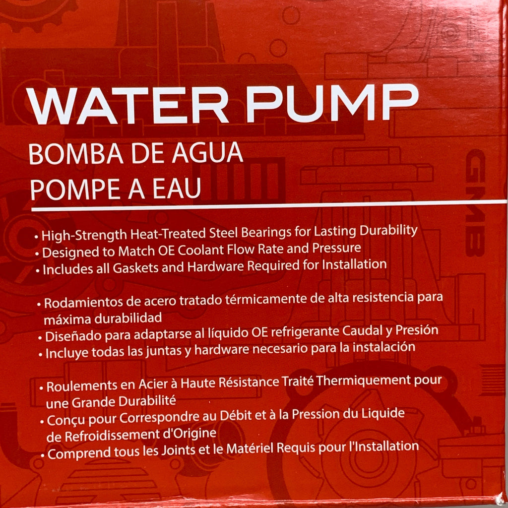 GMB Engine Water Pump for Suzuki/Pontiac/Geo/Chevrolet Vehicles 187412 165-1150