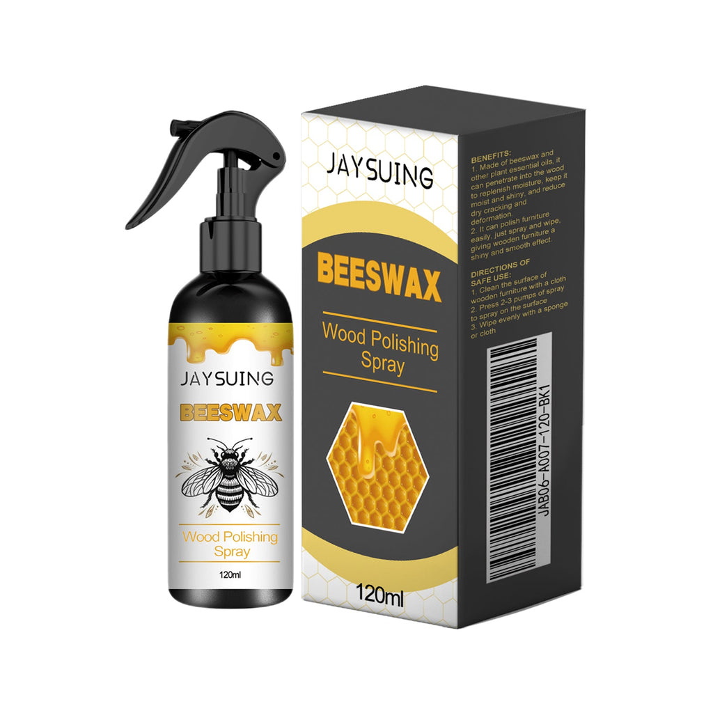 Beeswax Wood Polishing Spray, Furniture Floor Polishing Scratch Renovation Care Spray