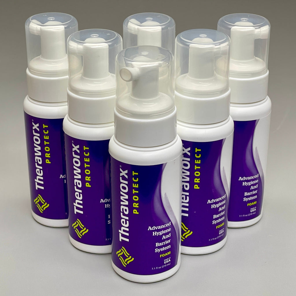 THERAWORX (6 PACK) Protect Advanced Hygiene And Barrier System Foam 7.1 fl oz