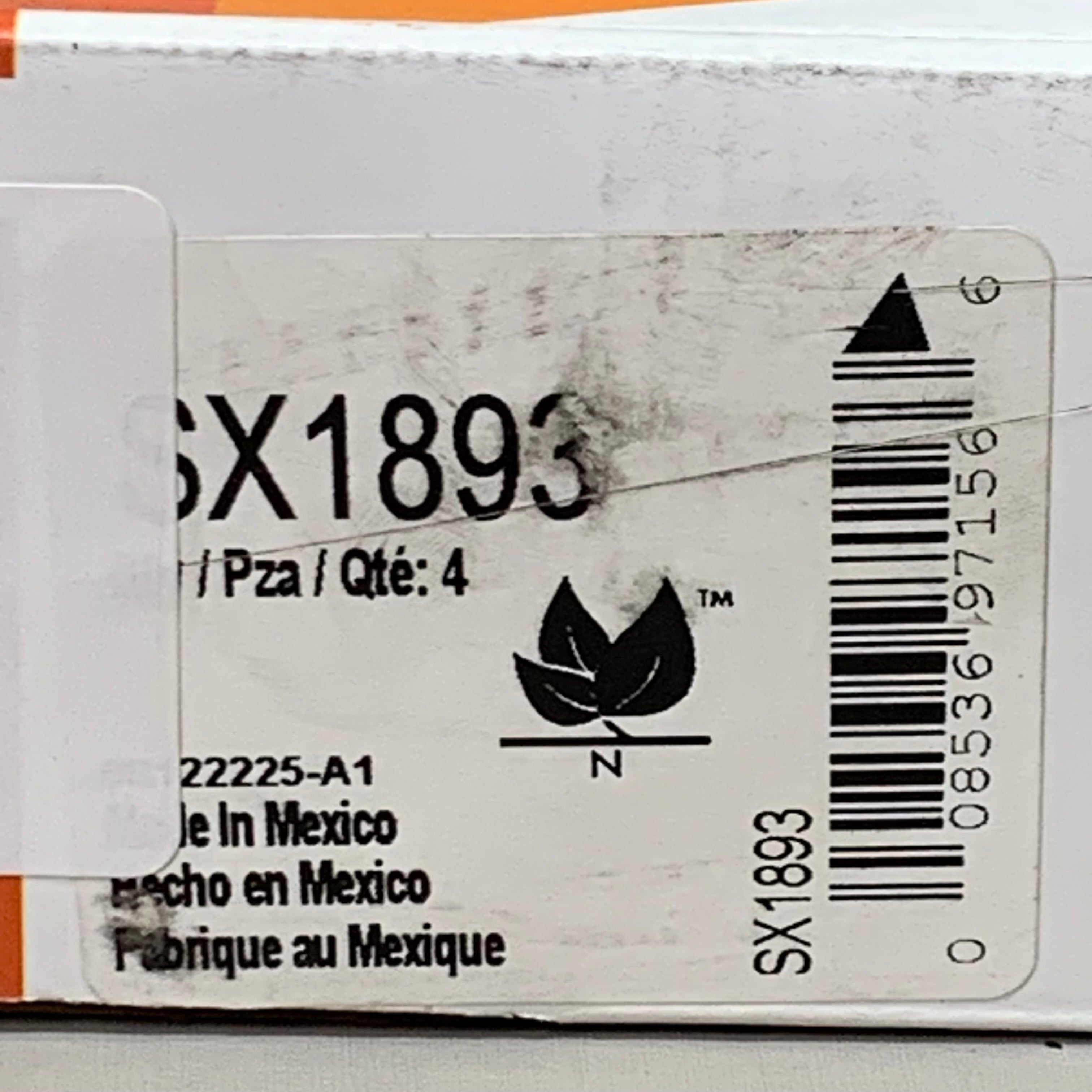 WAGNER SevereDuty Semi-Metallic Disc Brake Pad Set 5 1/2" x 2" SX1893