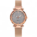 Rose Gold Women Watch Top Brand Luxury Magnetic Starry Sky Lady Wrist Watch Mesh Female Clock For Dropship relogio feminino
