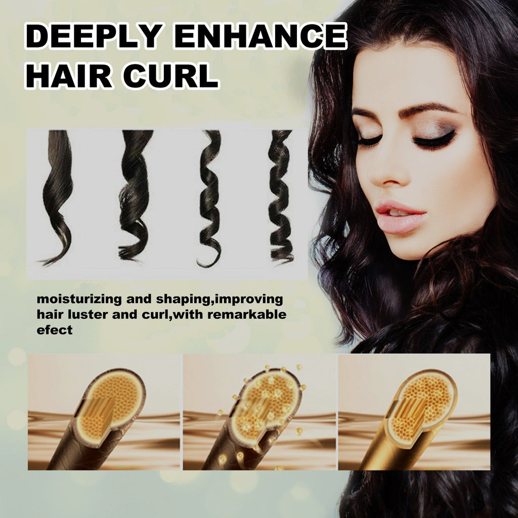 Moisturize Styling Elastin Cream, Curls Volumizing Shine Natural Puffiness Styling Conditioner