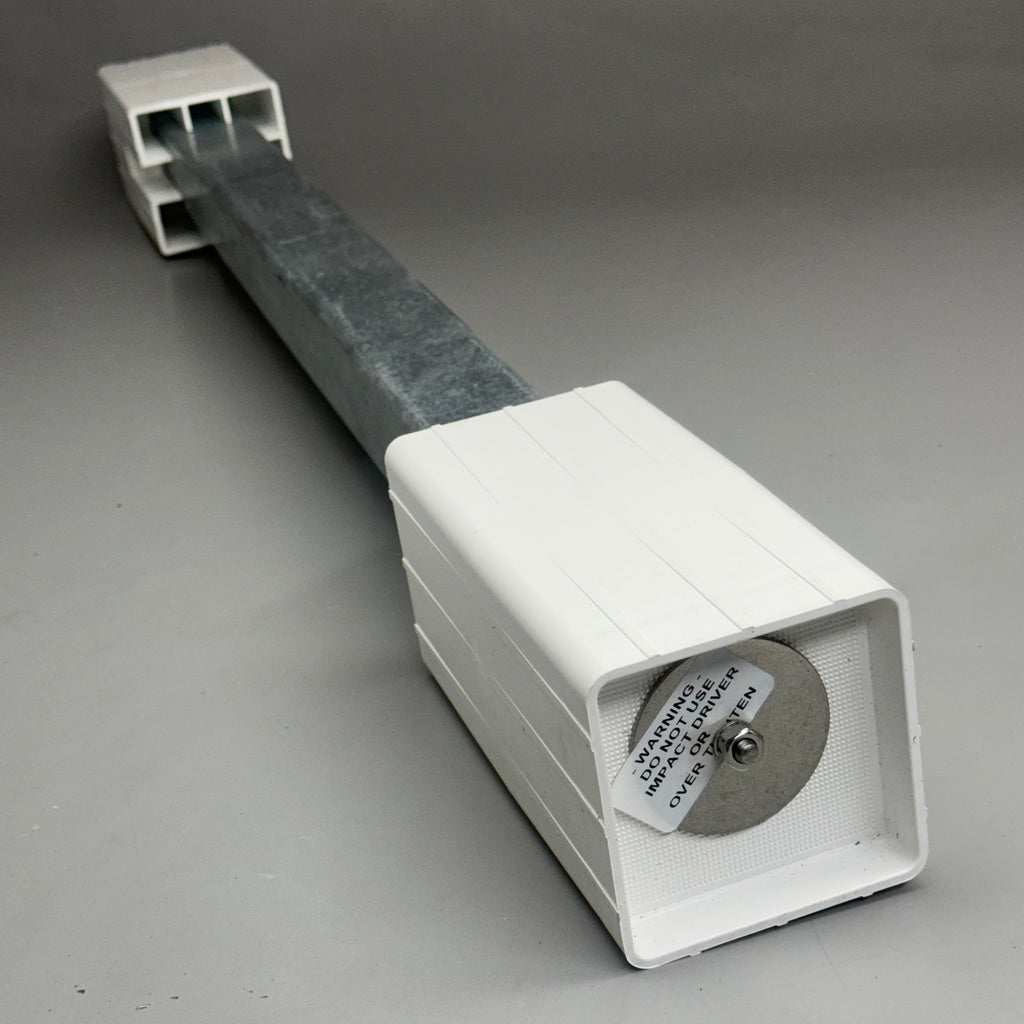 FIBERON Easy Install Post Sleeve Surface Mount Kit 37"x3.5" Silver 10131
