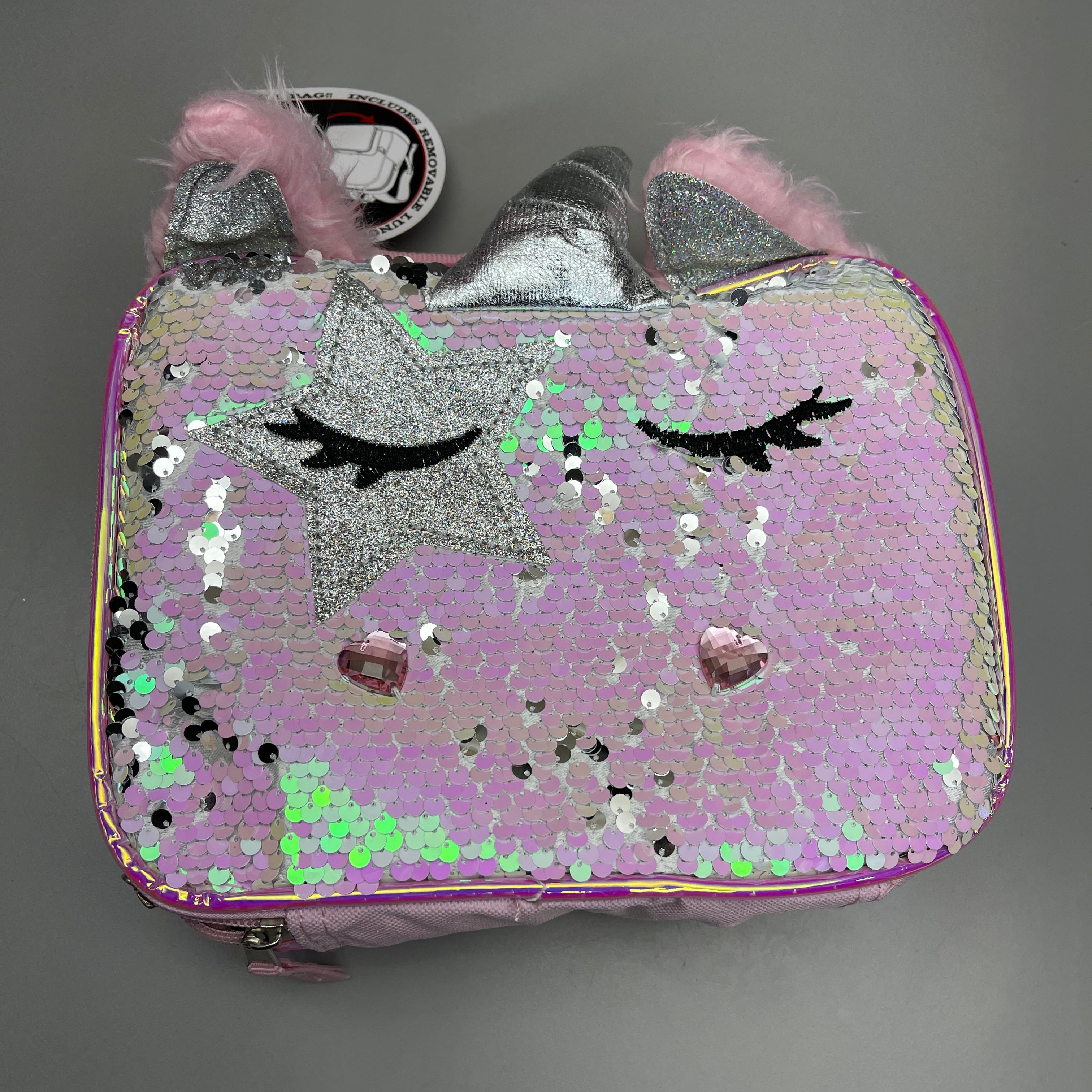 ACCESSORY INNOVATIONS Wonder Nation Unicorn Backpack & Lunch Bag Pink