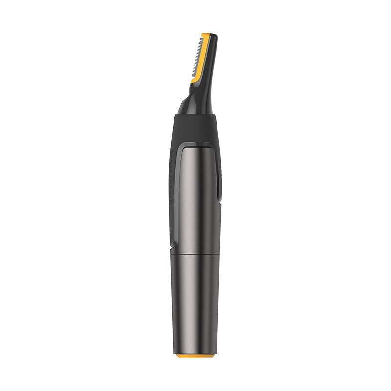 Electric nose hair eyebrow sideburns trimming and repairing device electric charging mini shaver shaving knife for men