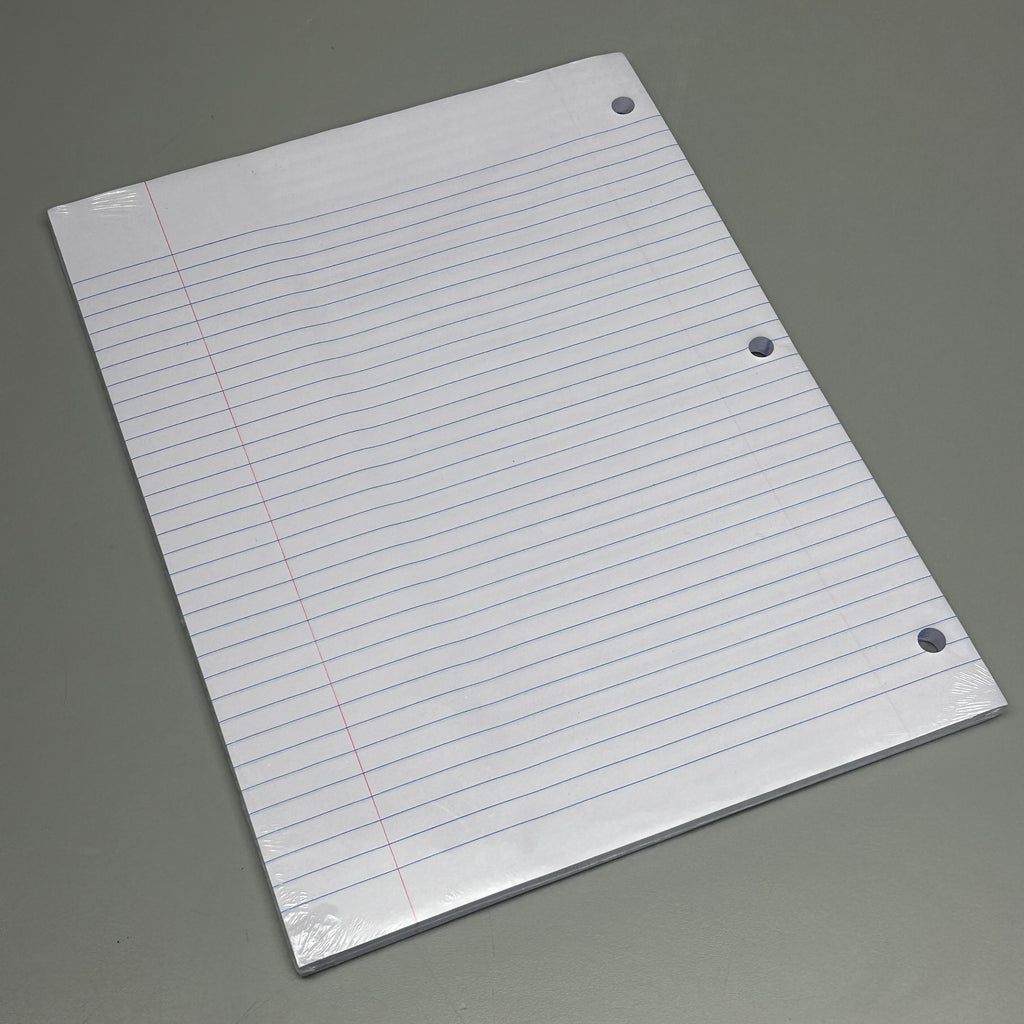 THREE LEAF (36 PACK) Filler Paper College Ruled 100 Count 10.5" x 8" (New)