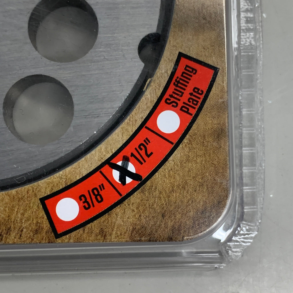 LEM Grinder Plate 12mm #12 (1/2") 2-3/4" Plate Diameter Stainless Steel 476SS