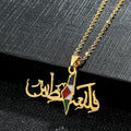 Fashion State of Palestine Map Flag Pendant Necklace Stainless Steel Gold Silver Color Men Women Ethnic Maps Jewelry Gift