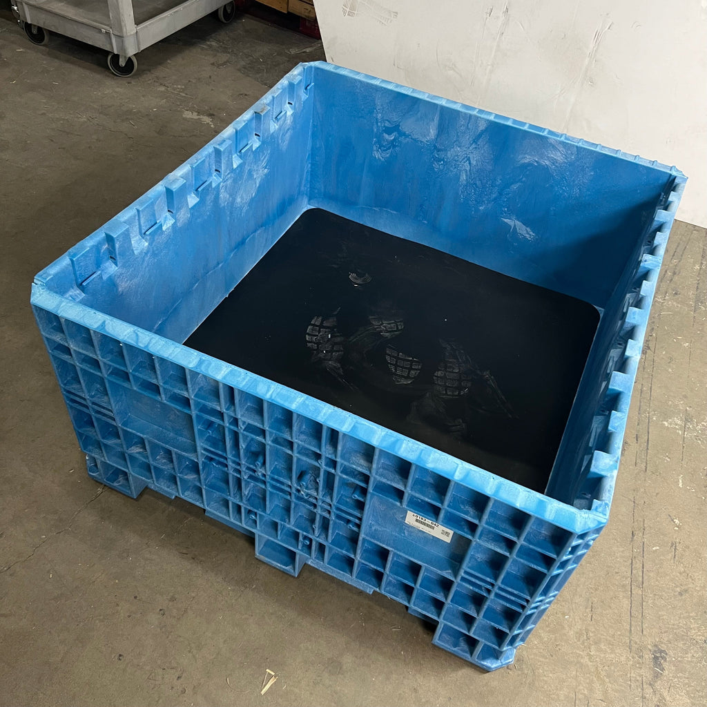 ZA@ ORBIS BULKPAK HDR Bulk Pallet Container Blue  HDRS4845-24-6 & DKBLUFXD WALL