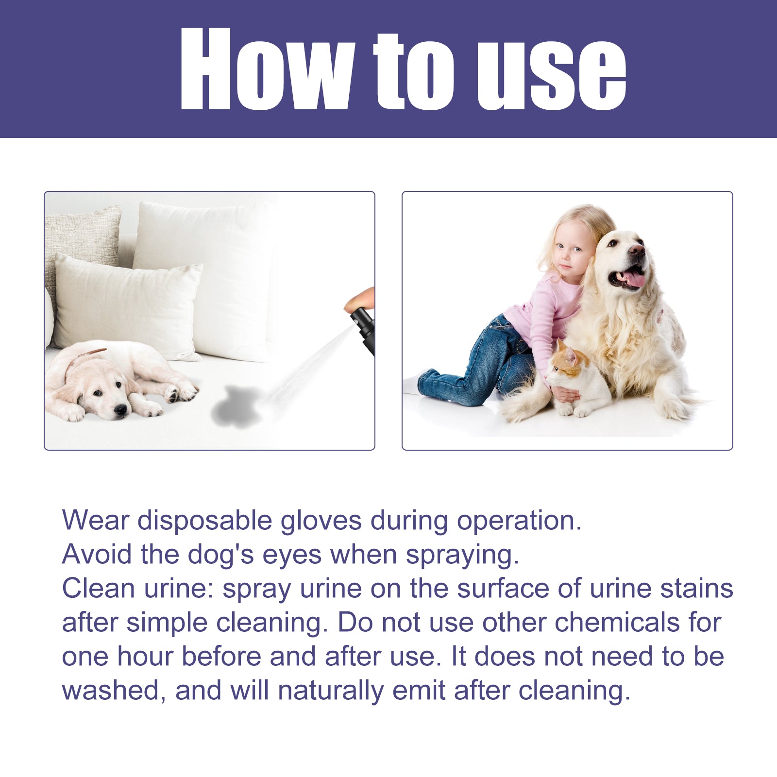 Pet Deodorant Spray To Remove Odors, Dogs And Cats To Remove Urine Odor Body Odor Feces Smell Clean Air