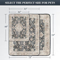 Scandinavian Minimalist Carpet Pet Mat, Stain-Resistant and Easy to Clean Sofa Coffee Table Mat, Urine-Proof Cat and Dog Pad