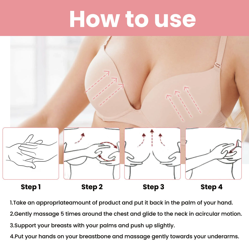 Beauty Massage Oil Breast Gentle Moisturizing Treatment Full And Firm Breast Volumizing Massage Treatment
