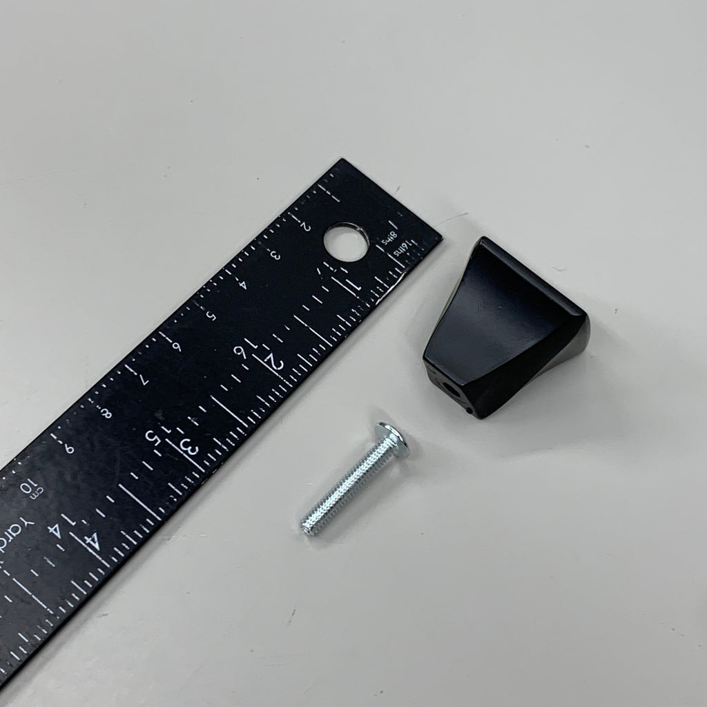 BERENSON 25 PACK!! Fluidic Contemporary Cabinet Knob Black 9441-1055-P