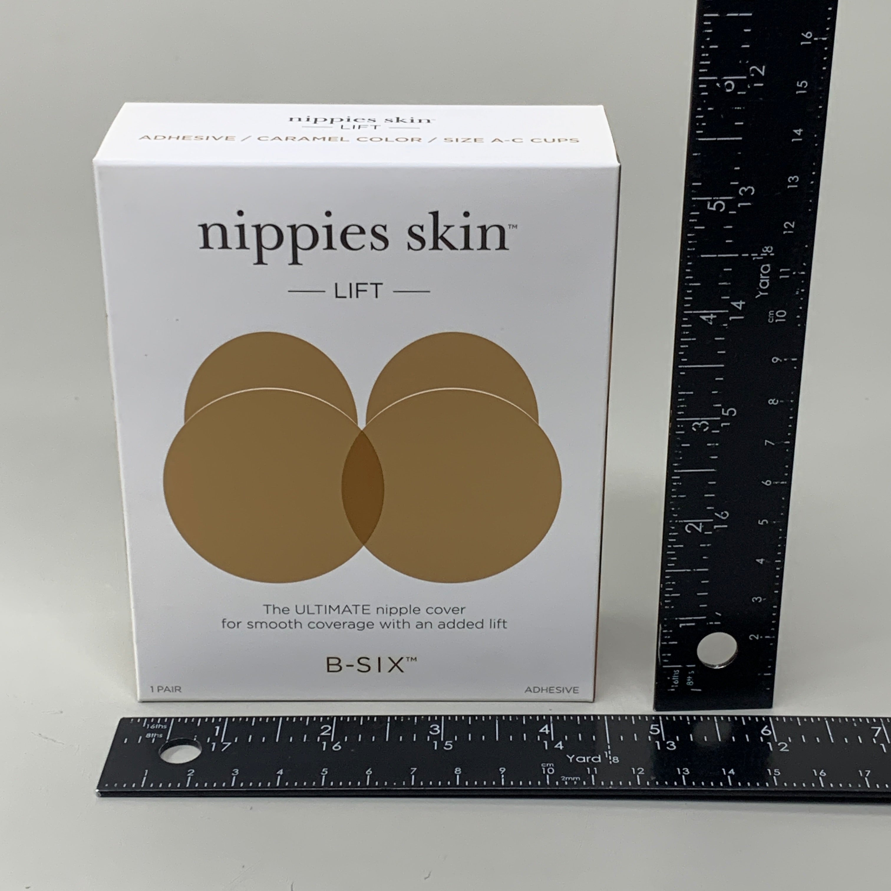 NIPPIES SKIN (2 PACK) Lift Nipple Cover Matte W/ Nipple Covering Caramel 1 Pair
