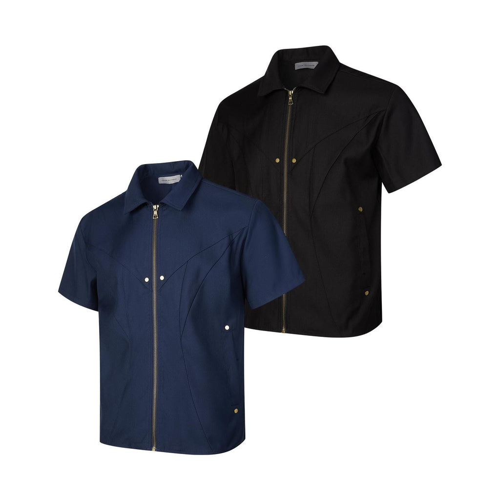 Short sleeved shirt men's loose shirt