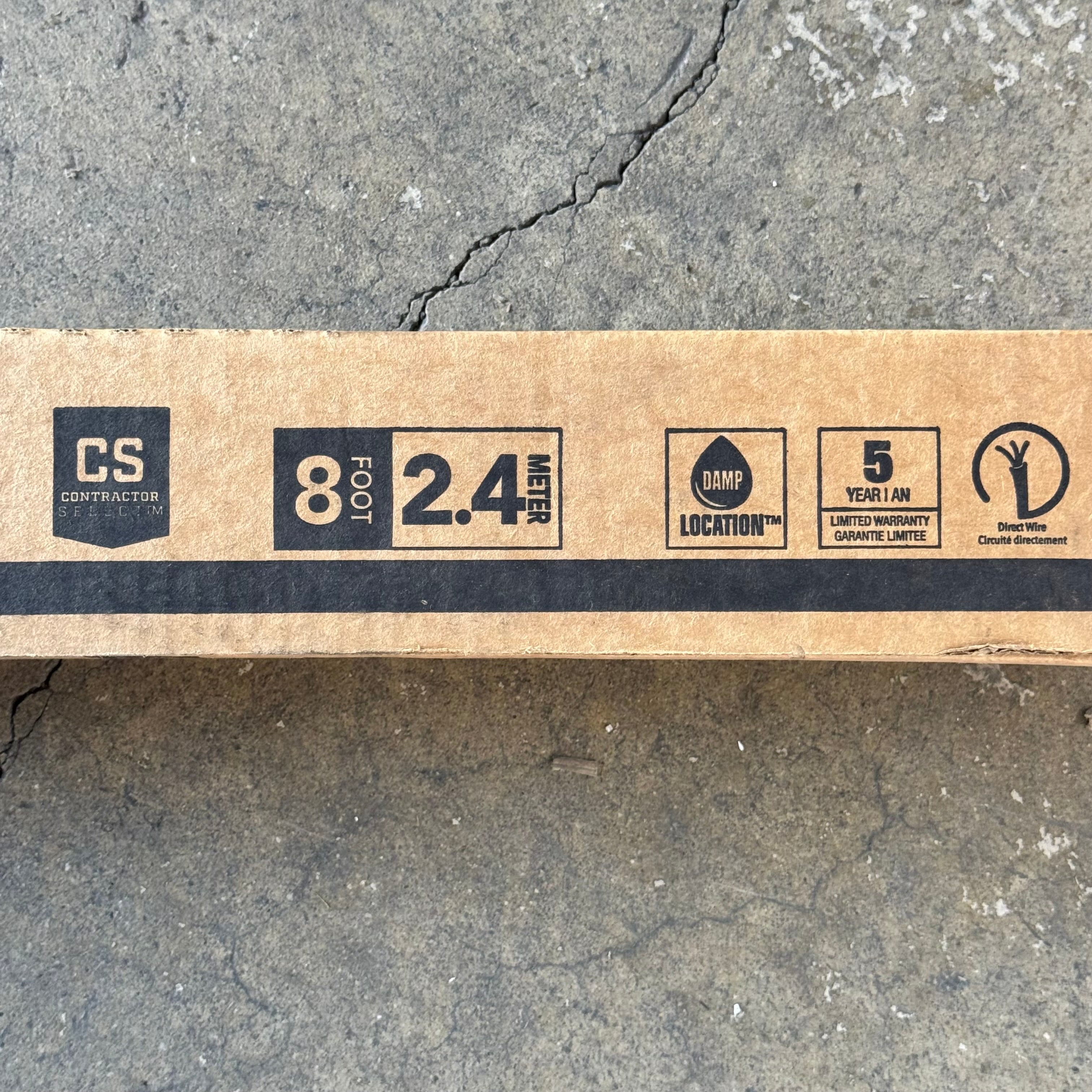LITHONIA LIGHTING LED CSS Strip Light 8 Feet White