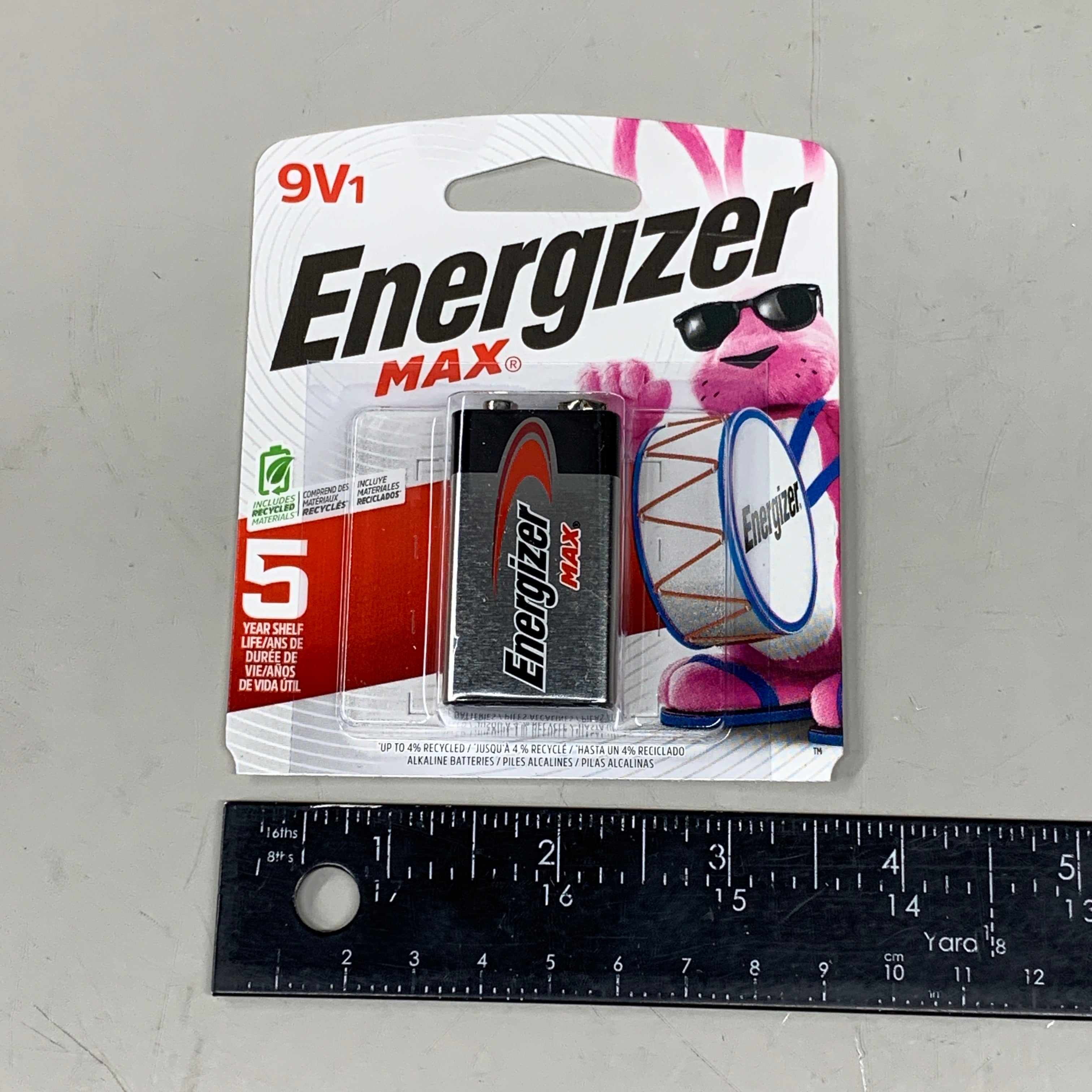 ENERGIZER MAX(6 PACK) 9 Volt Alkaline Battery General Purpose 522BP