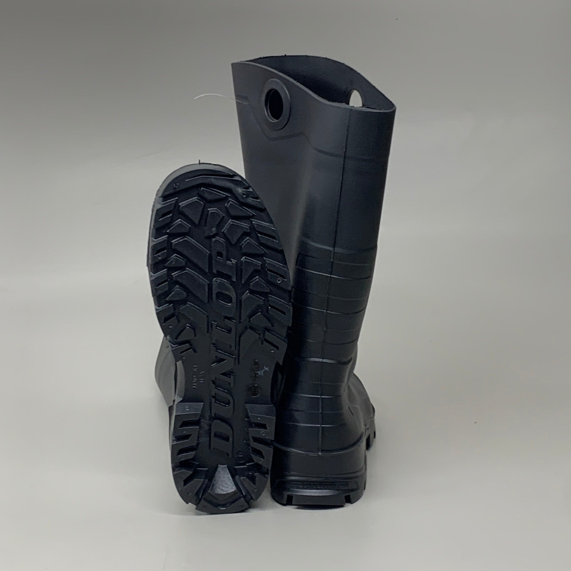DUNLOP Steel Toe Safety Boots Waterproof Sz M 4 W 6 Black 86776