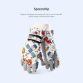 Winter children skiing gloves cycling waterproof windproof cashmere thick warm gloves children