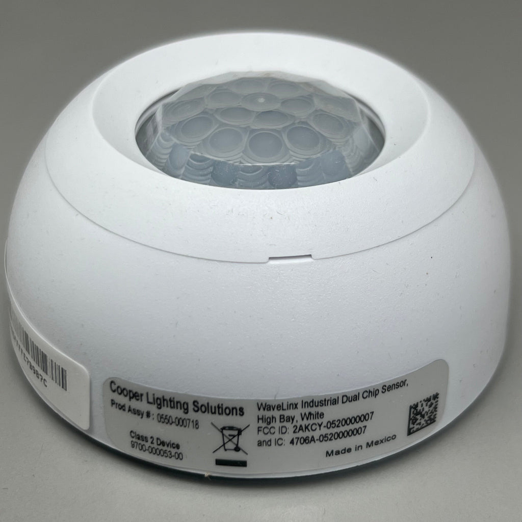 COOPER LIGHTING SOLUTIONS WaveLinx Industrial Dual Chip Sensor WIE-WH White
