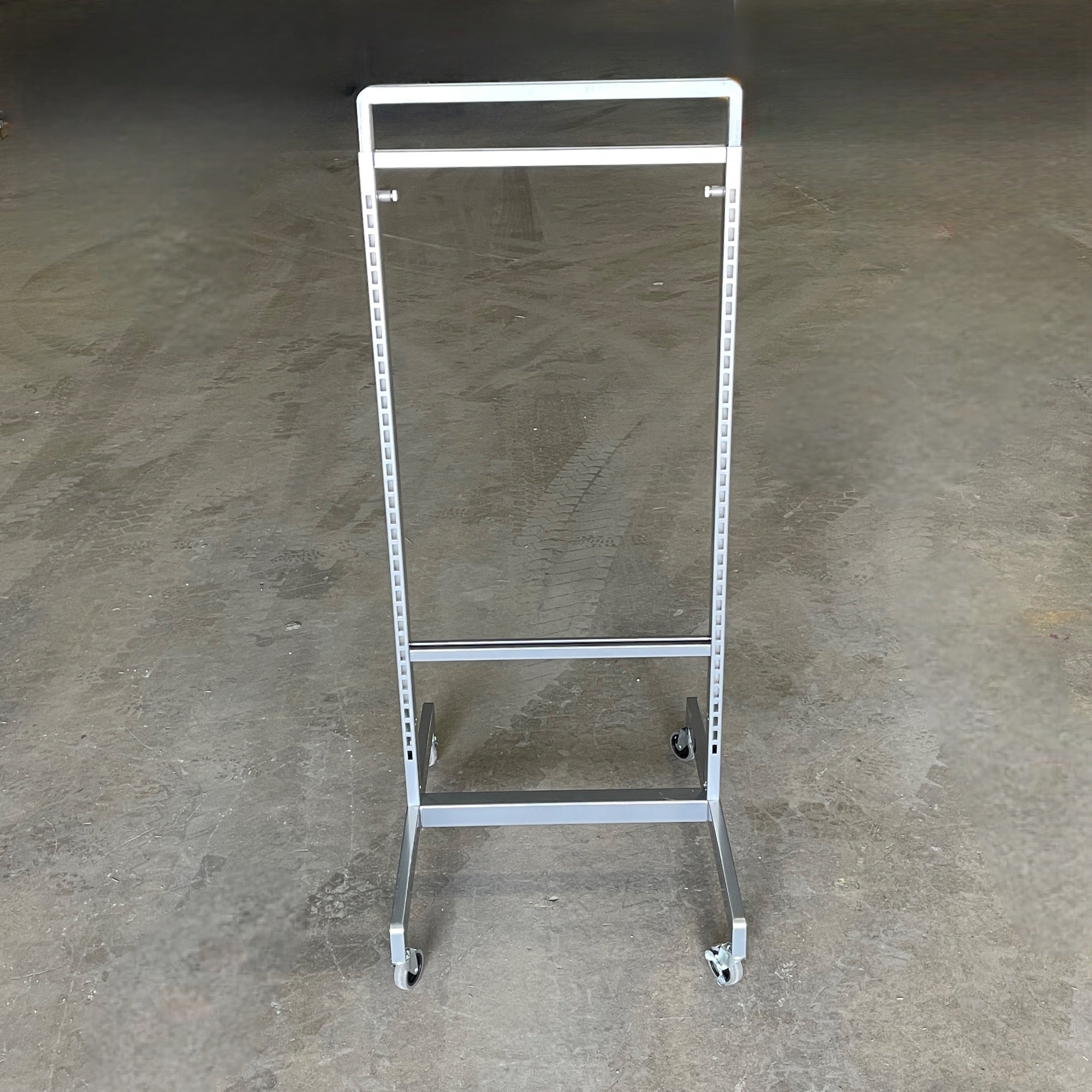 ARTITALIA GROUP Rolling Stainless Double Sided Store Display Stock Rack 24"W WF2569 (New)