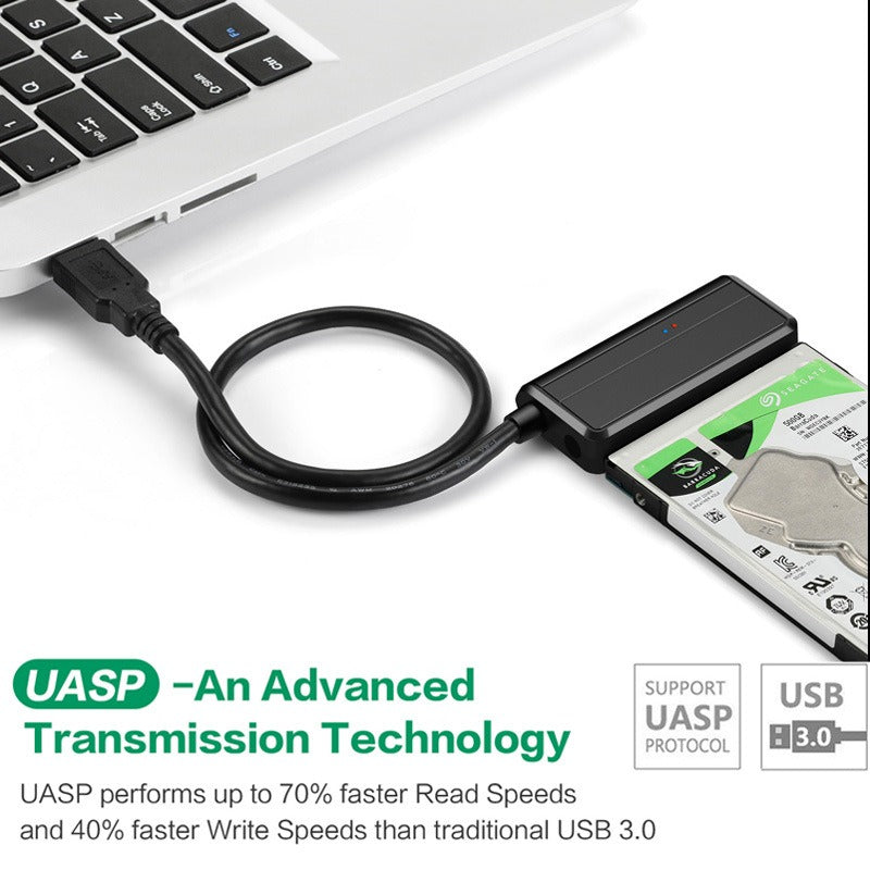USB 3.0 Easy Drive Cable SATA to USB 3.0 Cable 2.5-inch/3.5-inch Hard Disk Adapter Cable