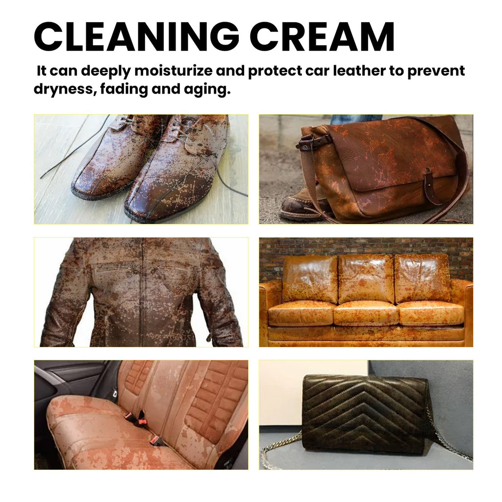 Cleaning Cream, Sofa Seat Polishing Complementary Color Brightening Scratch Care Repair Cream