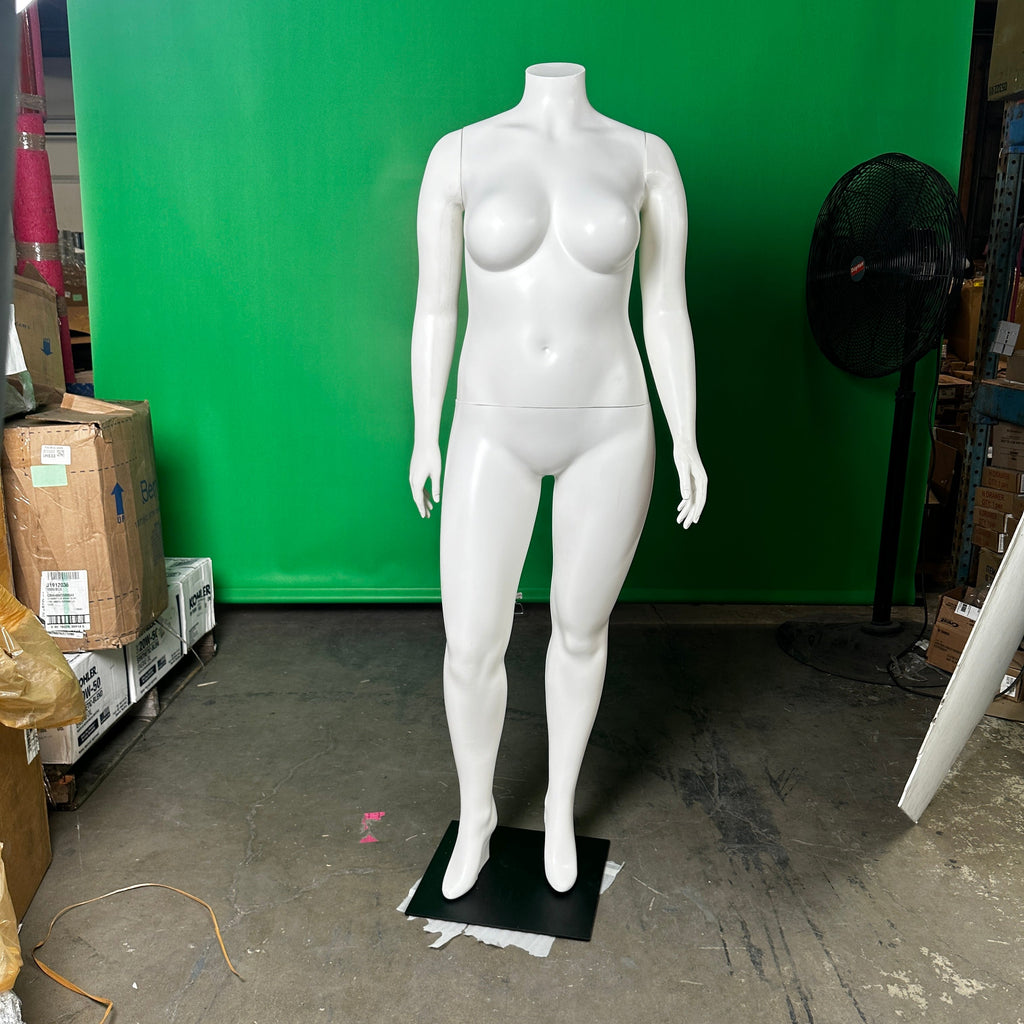 Realistic High-Quality Full-Body Female Mannequin "Natalie.4, Pose I" White VM0734