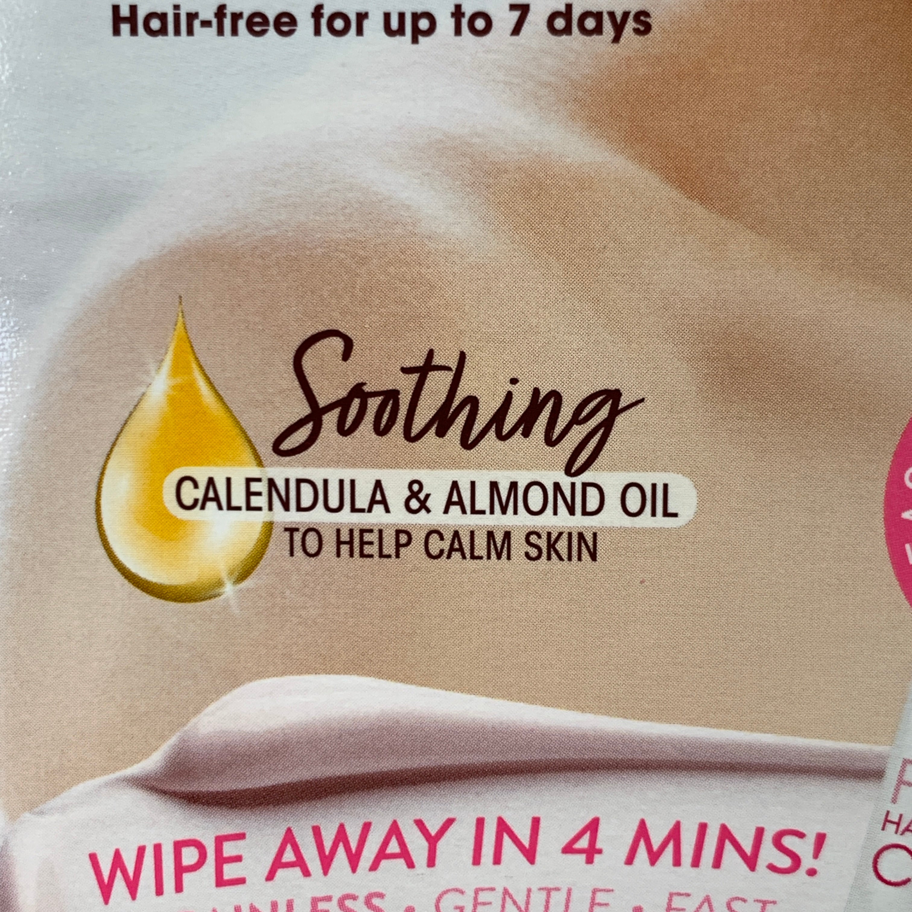 NADS 3 PK Facial Hair Removal Cream Soothing Calendula and Almond Oil 0.99oz 4446EN06