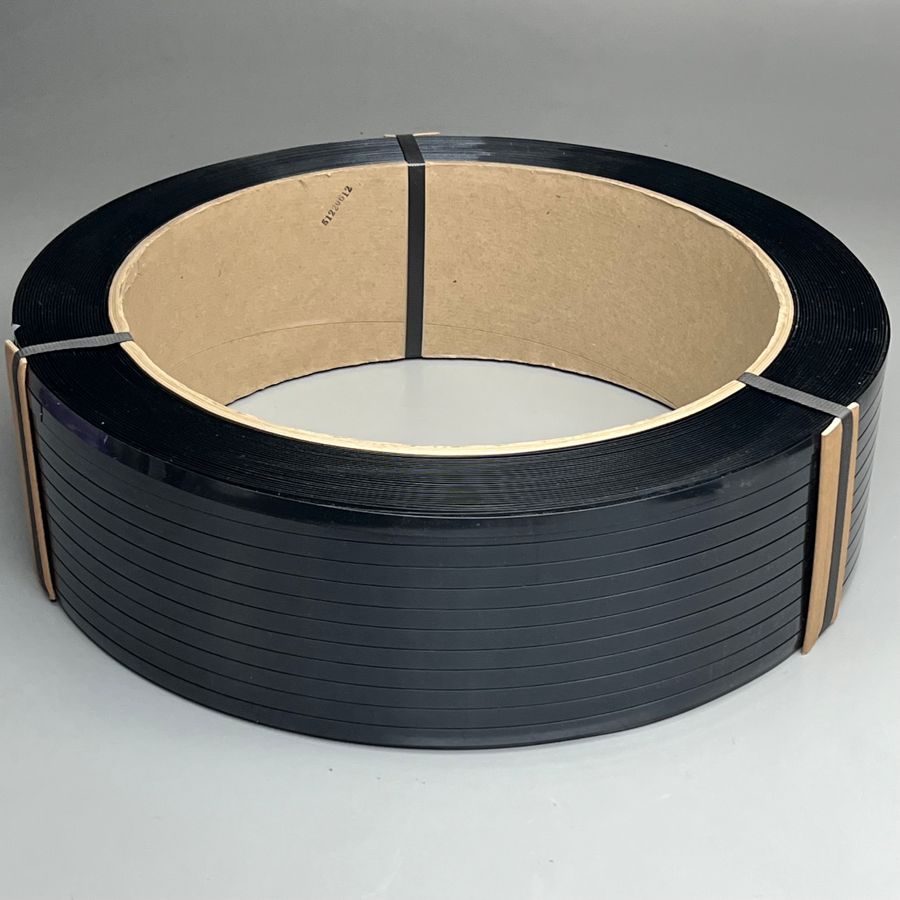 SECURE LOAD STRAPS Smooth Waxed MG Polyester Strapping  1/2" x .020 x 7200' BLACK