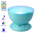 Ocean Wave Projector Light Led Night Lamp Music Player Remote Control USB Starry Projection Living Bedroom Party Decor Gifts