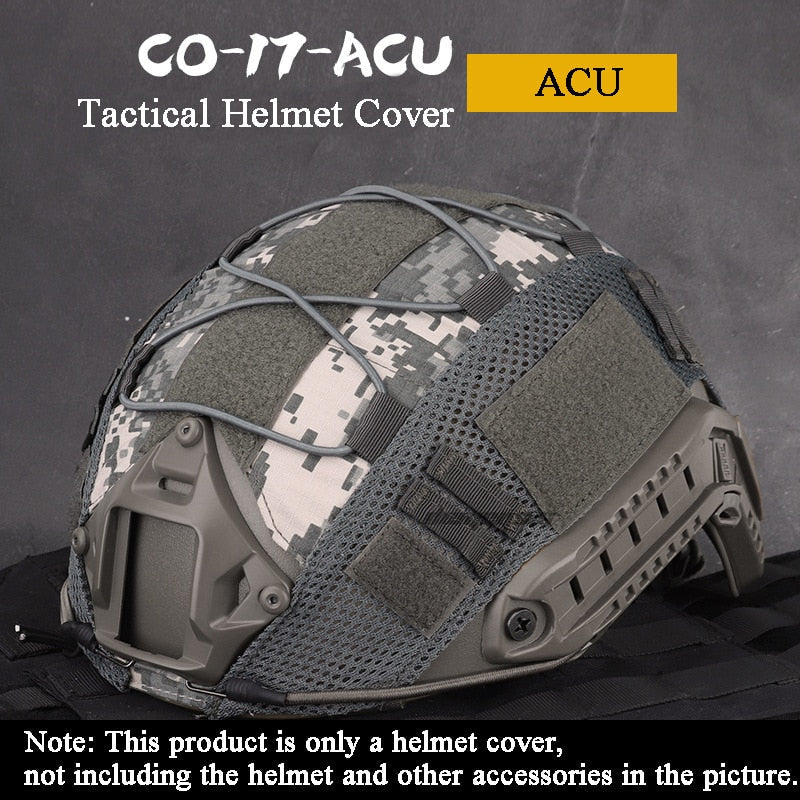 Tactical Helmet Cover for  Fast MH PJ BJ Helmet Airsoft Paintball Army Helmet Cover Military Accessories
