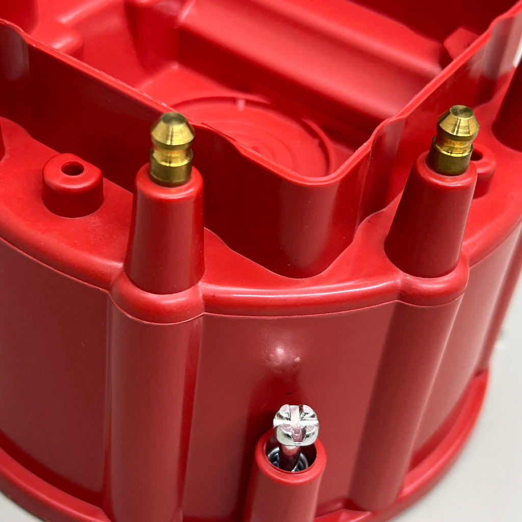 PERTRONIX Flame-Thrower HEI Distributor Cap & Rotor Kit 60 KV Rated Red D4001