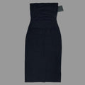 NORMA KAMALI Strapless Dress To Knee SZ M/38 Black KK4253PL097001 (New)