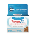FeverAll Infants’ Acetaminophen Suppositories 80 mg (6 ct) for Ages 6–36 Months