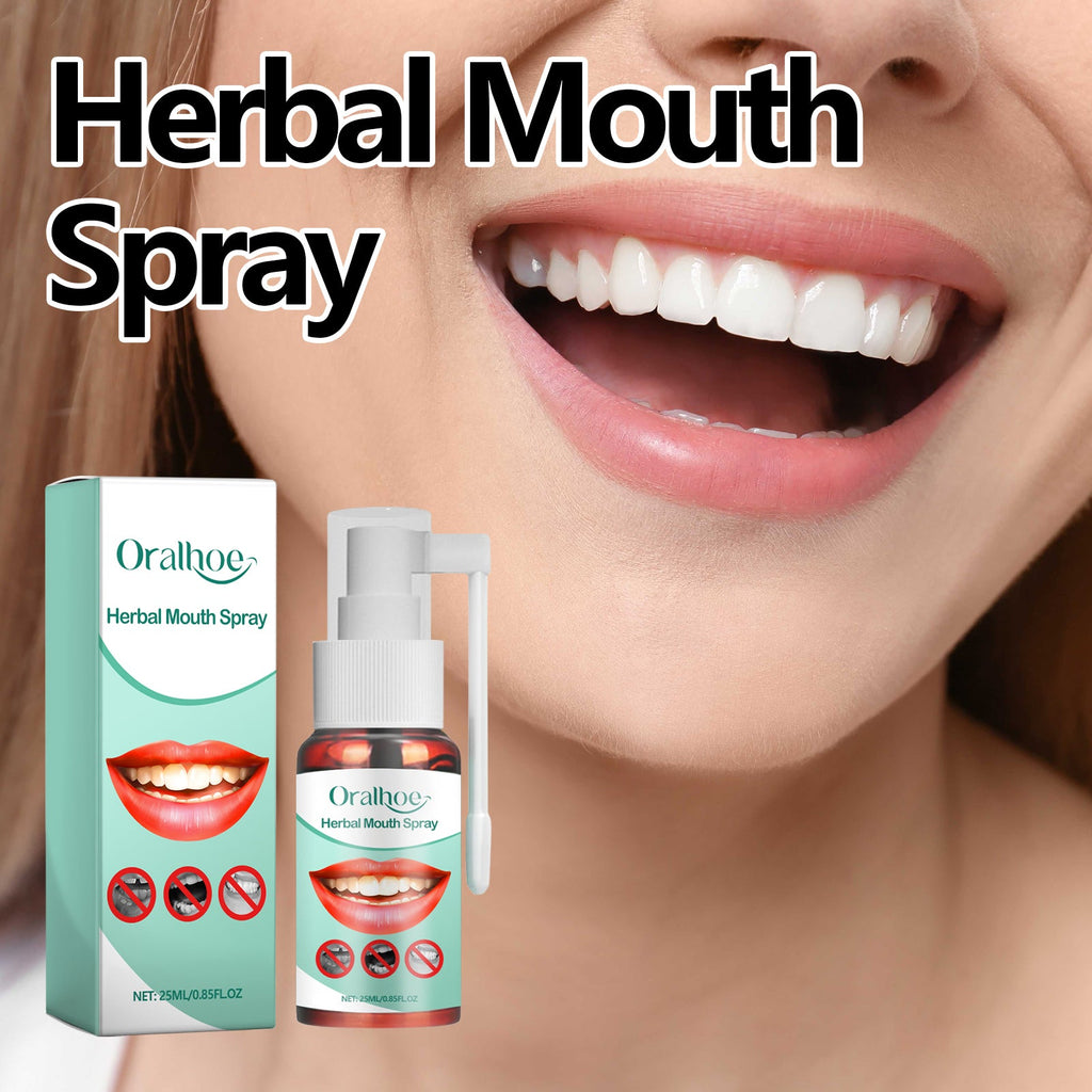 Herbal Mouth Spray, Refreshing Breath Repair Swollen Gums Relieve Oral Ulcer Yang Portable Spray