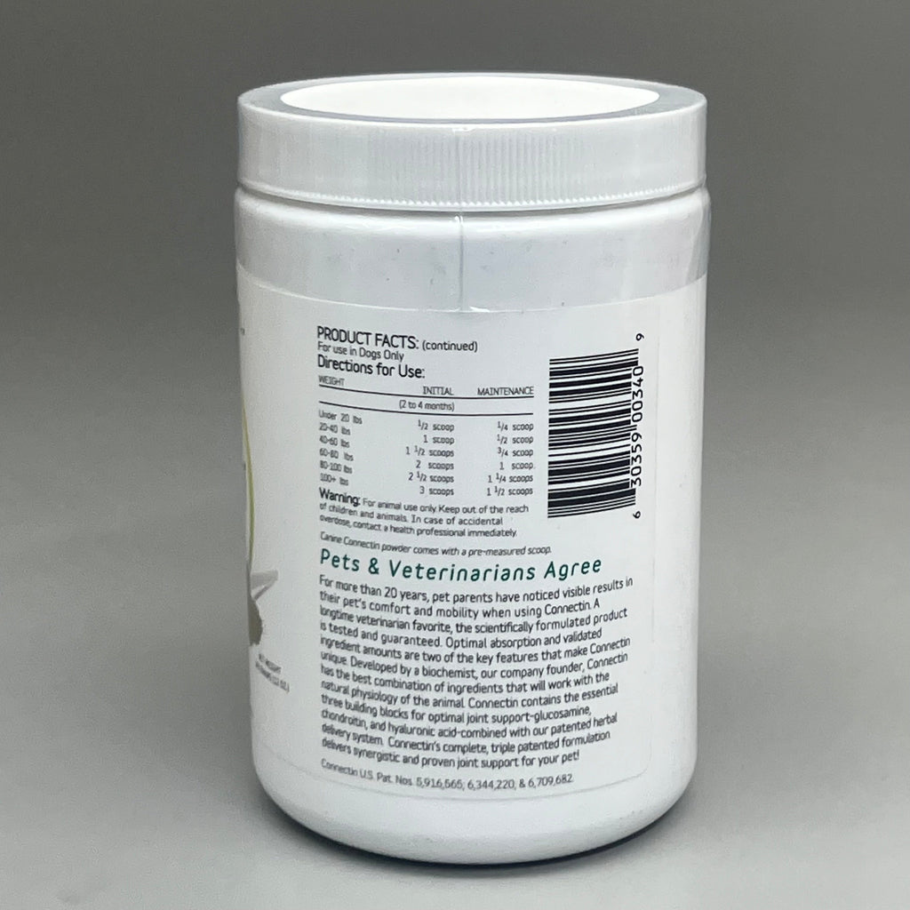 CONNECTIN Hip & Joint Powder Comfort & Mobility Dog Supplement 12 oz ea 12/26