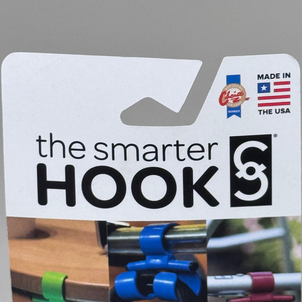 THE SMARTER HOOK (3 PACK) Plastic Durable Bag Hook Holds up to 14lbs Black