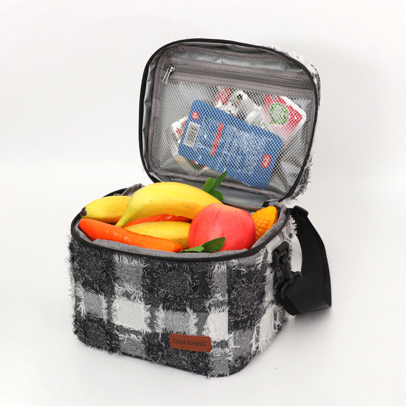Creative portable hand-held insulated bag lunch bag office worker lunch bag