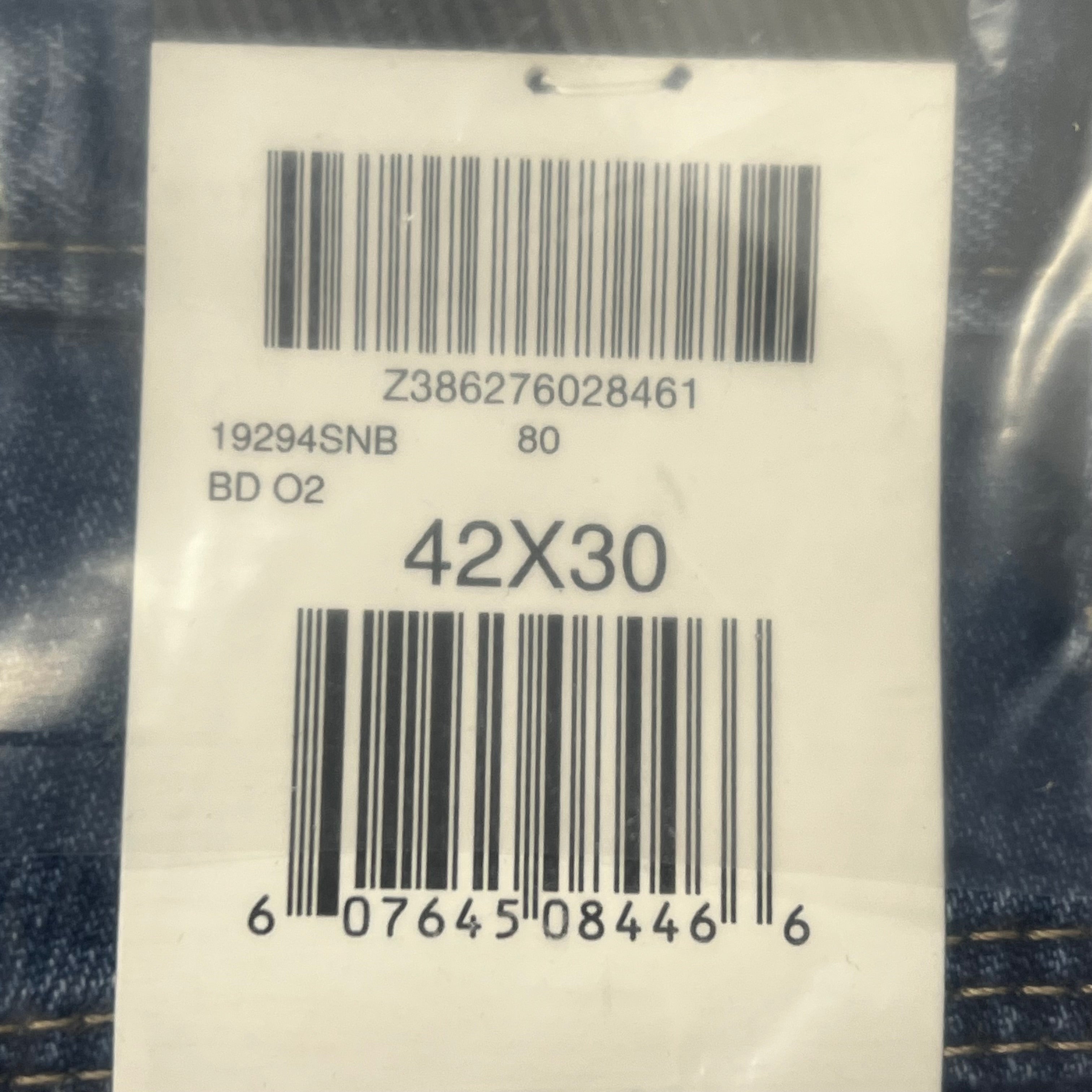 DICKIES Relaxed Fit Carpenter Jean Mns Sz 42X30 Stonewashed Indigo Blue 19294SNB