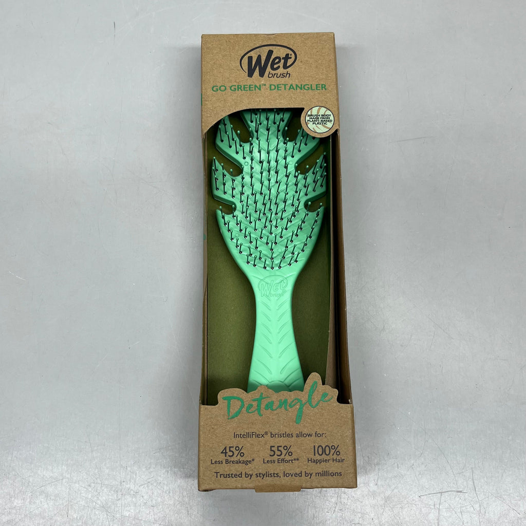 WET BRUSH (2 PACK) Go Green Detangler Brush Green GYBIO830ASST